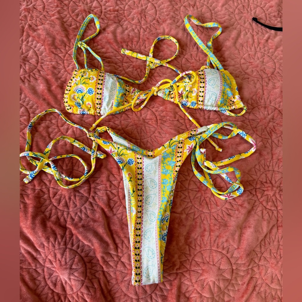 Front-Tie Bikini Set
